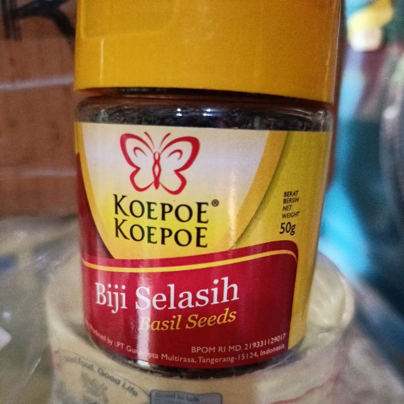 

biji selasih koepoe koepoe 50 gram by dws