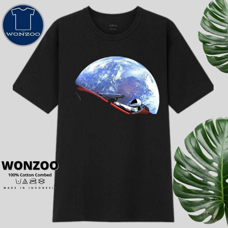 KAOS TSHIRT  ELON MUSK SPACEX STARMANT ESSENTIAL