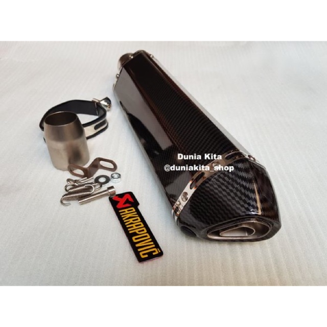 Knalpot Akrapovic Import Long 47cm Yamaha Xmax Honda Forza 250