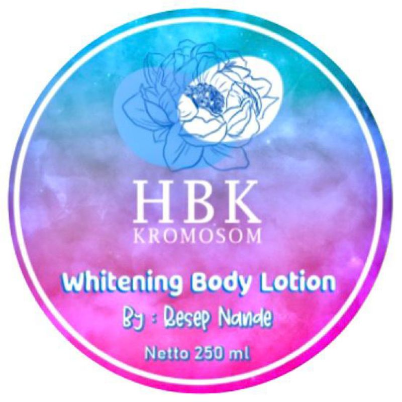 HBK KROMOSOM WHITENING BODY LOTION