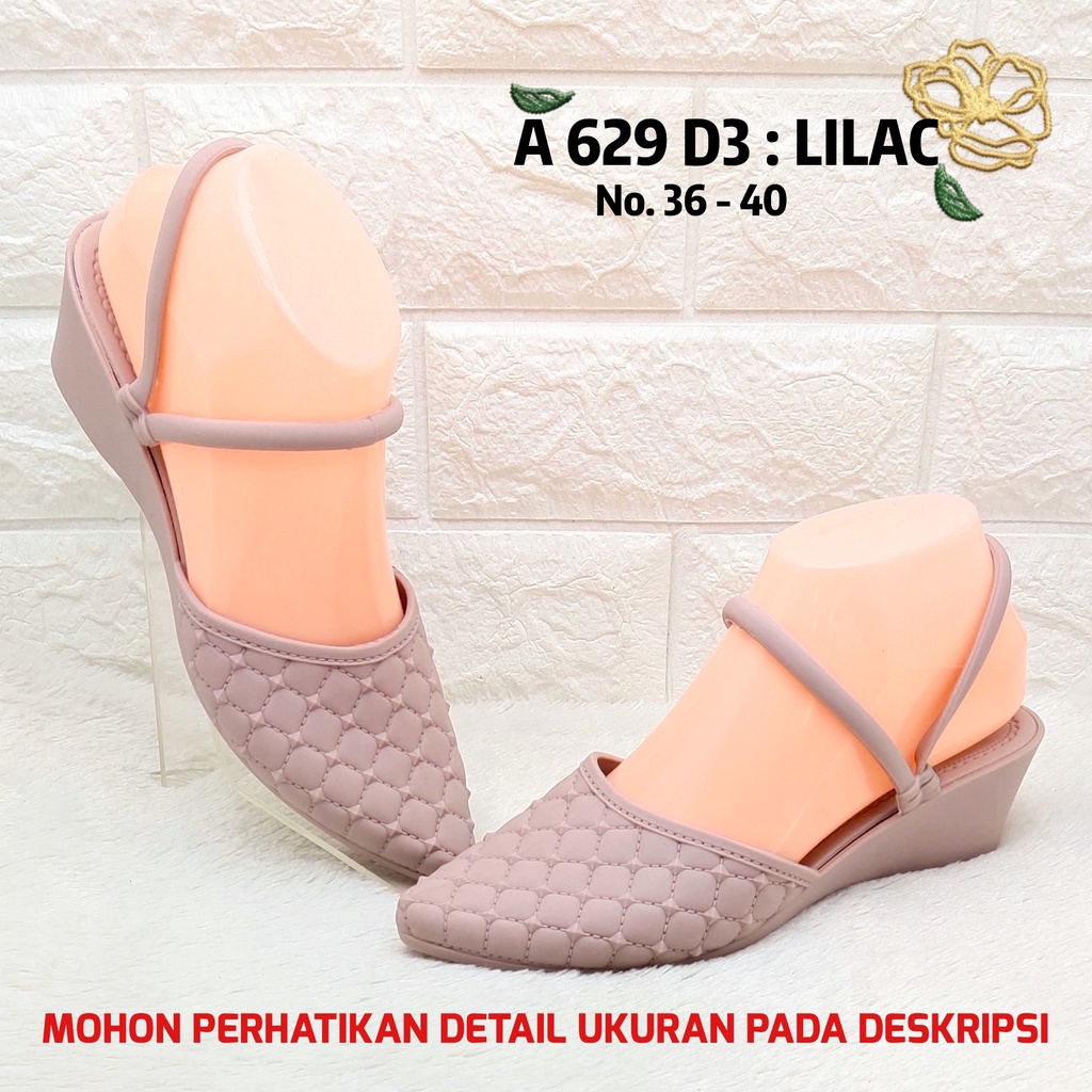 SENDAL BALANCE A629 D3 ORIGINAL WEDGES 5 Cm SLOP TALI JELLY IMPORT LENTUR DISKON PROMO MURAH