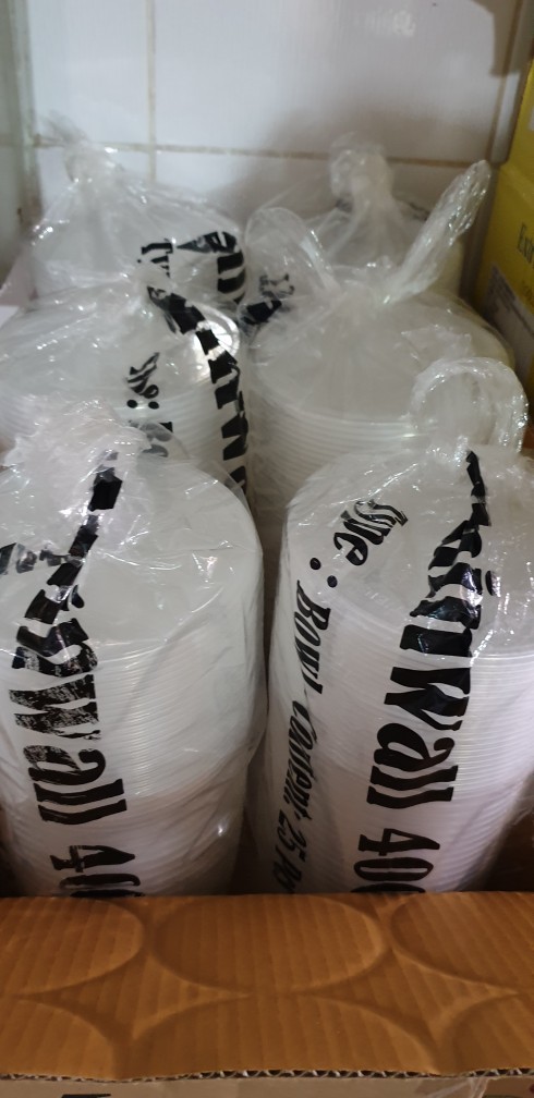 Thinwall 400 Ml Round + Tutup Merek Fim Harga 1 Roll Isi 25 Pcs