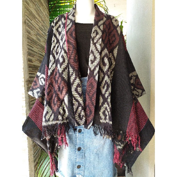 Outer (Vest) Medina Tenun Lurik Troso Asli Jepara