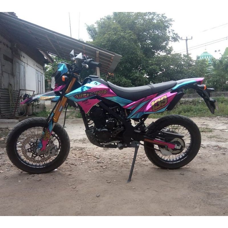 dekal Stiker fullbody klx hologram