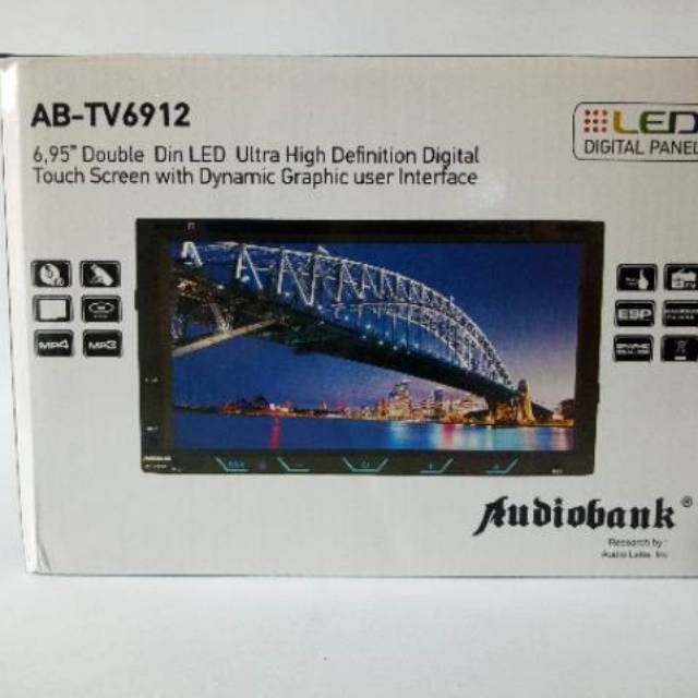 TV Mobil Double Din LCD 6,95' TFT Touchscreen