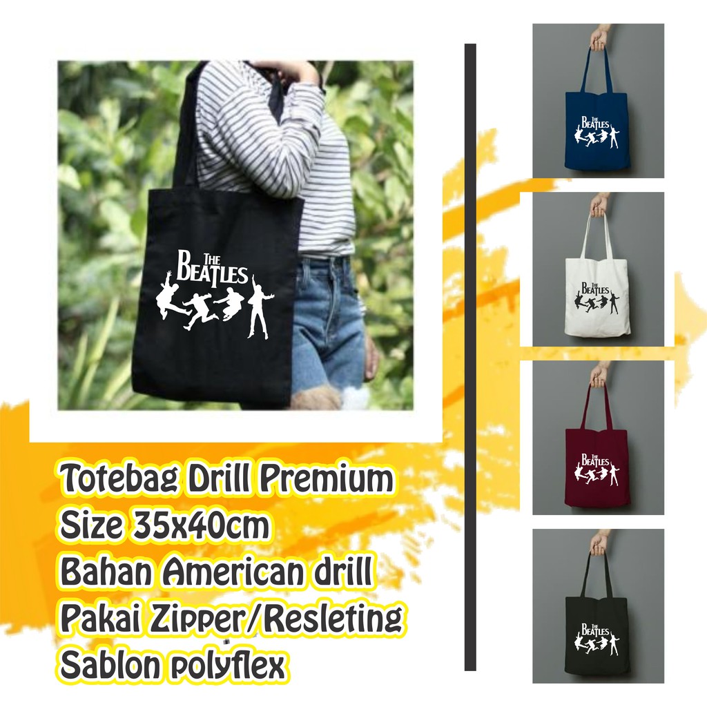 Totebag THE BEATLES II PAKAI RESLETING II SE03