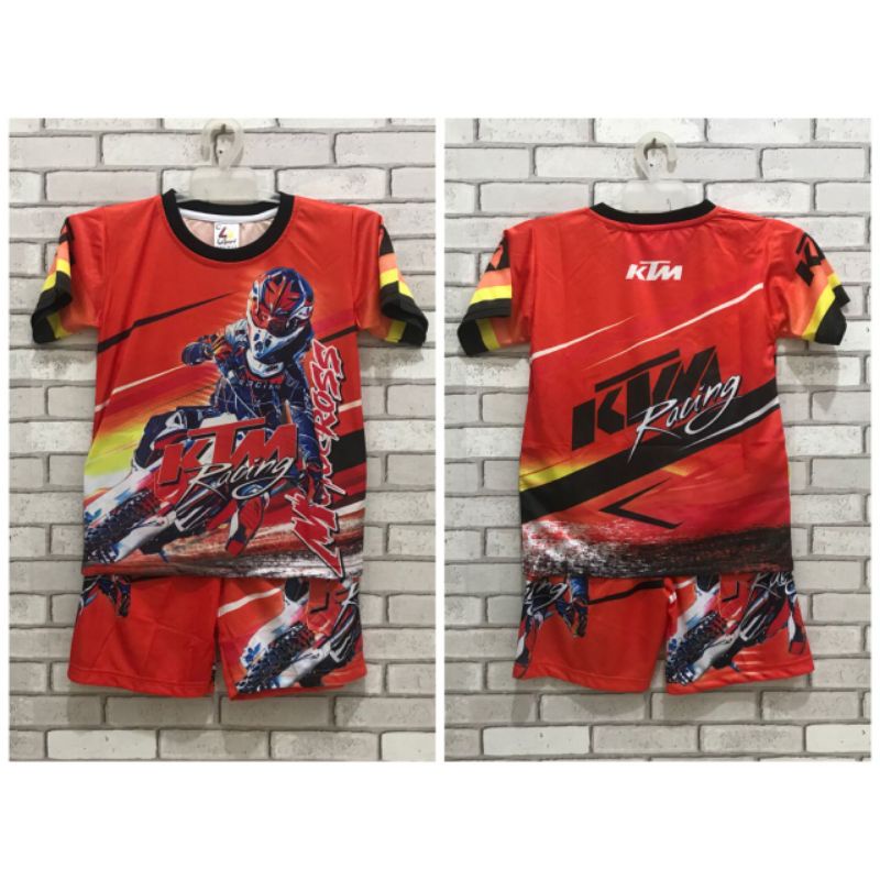 Setelan anak motor cross / motor balap motocross printing