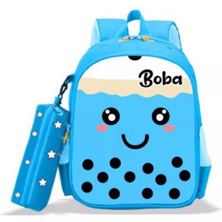 GGS Tas Boba Viral High Quality 5 Warna // Ransel Boba PINK MERAH UNGU HITAM BIRU TERBARU2022