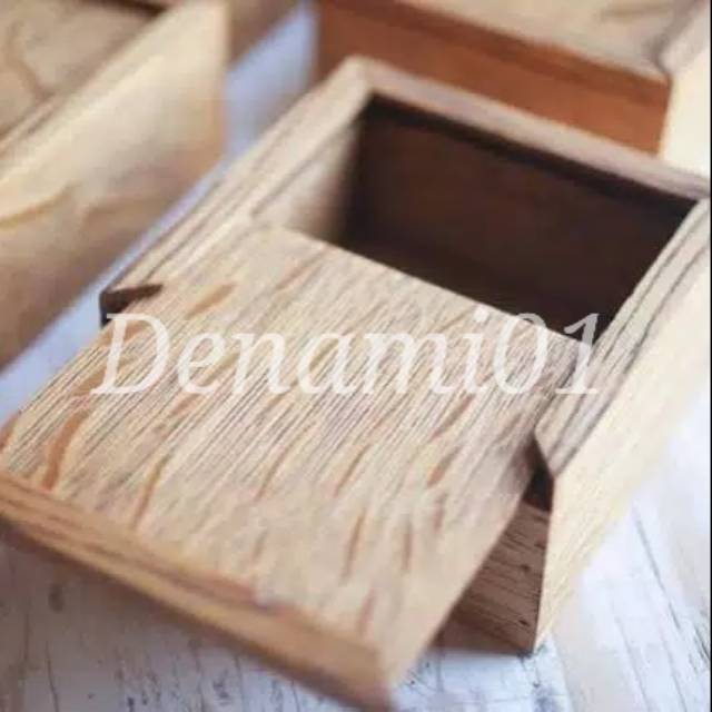 KOTAK SLIDING KAYU BOX KAYU SERBAGUNA KOTAK PERHIASAN MAHAR CINCIN BRACELET AKSESORIS KOTAK JAM KUE