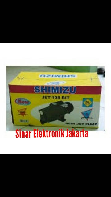 Shimizu JET-108 BIT Pompa Mesin Air Semijet. Baru Bergaransi Resmi