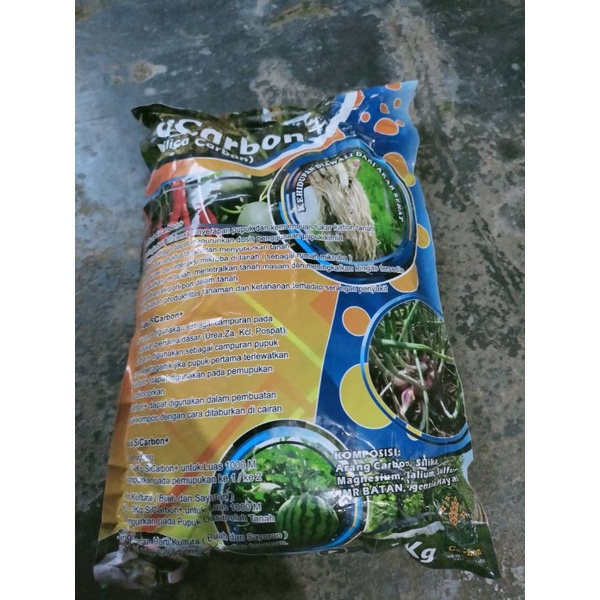 Pupuk sicarbon carbon silika 1 kg