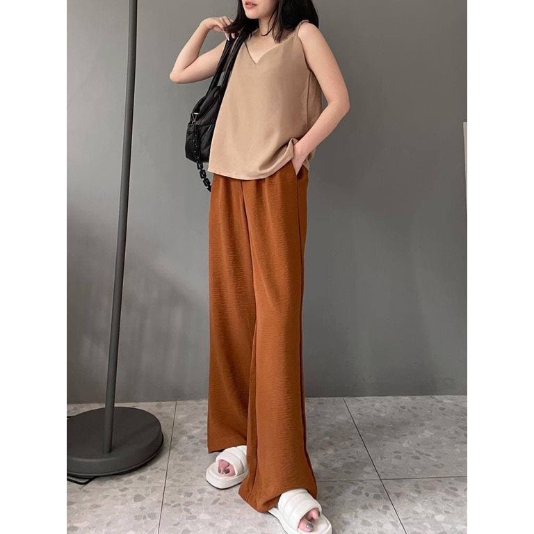 1KG MUAT 4PCS | KULOT HW AIRFLOW TROUSER PANJANG SUPER PREMIUM HIGH GRADE FASHION WANITA KOREAN STYLE OOTD SELEBGRAM