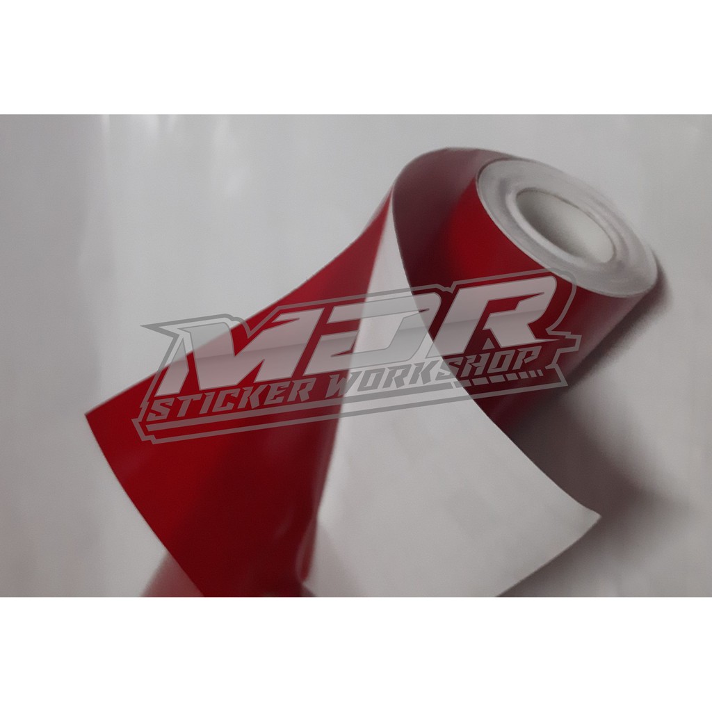 STICKER SKOTLET MERAH TRANSPARAN