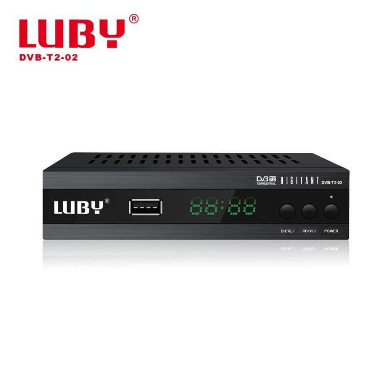 Set Top Box Luby DVB-T2-01 Full HD 1080p SNI STB TV Digital Receiver