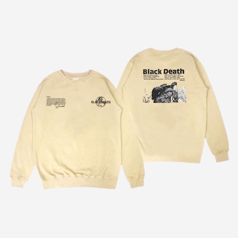 CREWNECK STREEWEAR HOUSE OF SMITH BLACK