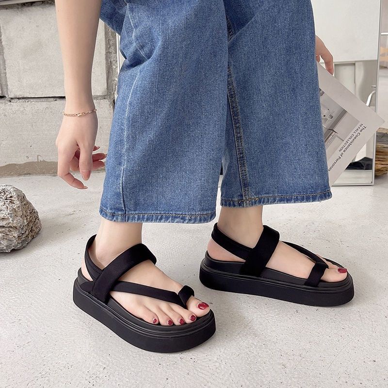 MYSTYLE Lucy Korea Design Sandal Flat Fashion Wanita Import