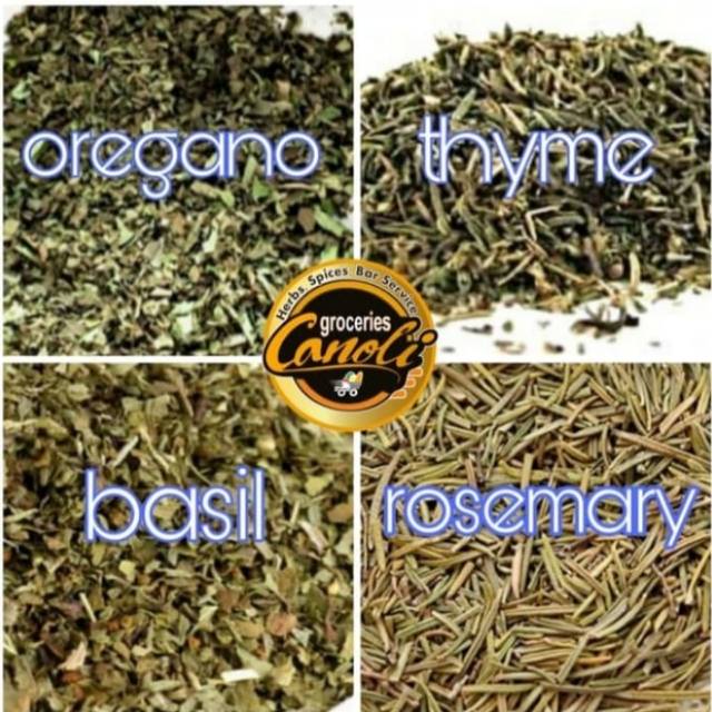 

Oregano | Rosemary| Basil | Thyme 50 gram