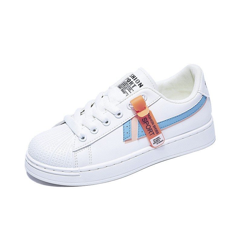 [DENDEN.ID] Sepatu Wanita Sneaker Tinggi Luar Negeri Import Sepatu Olahraga Korea DD1024-PUTIH PINK