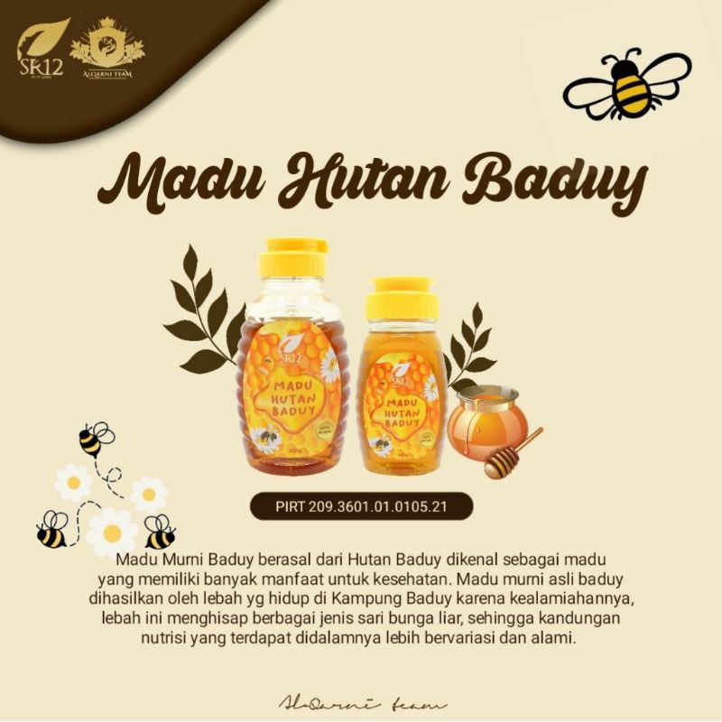 

Madu Hutan Baduy SR12 Best Seller Madu Asli