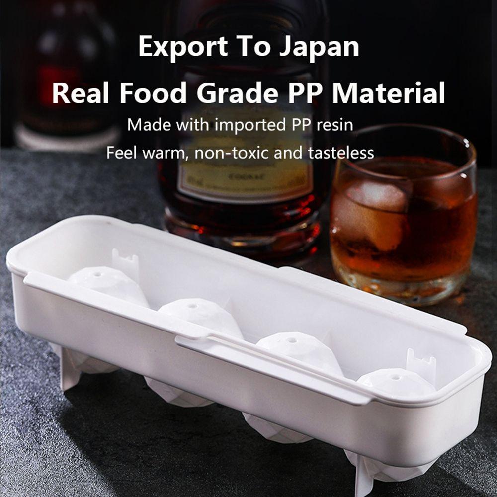 【 ELEGANT 】 Ice Ball Maker Bulat Safety Food Grade Silikon Pesta Whiskey Mold Bar Alat