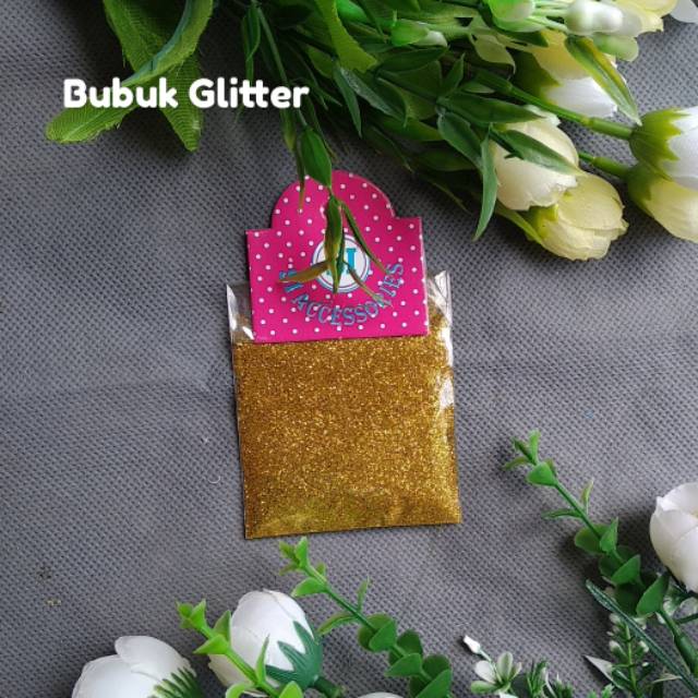 Glitter emas 10gram / Glitter Bubuk / bubuk Glitter/ serbuk Glitter 10 gram