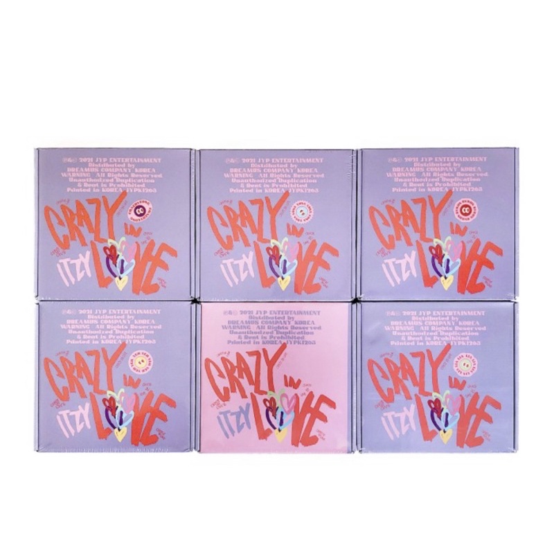 PO ITZY 1st Album Crazy In Love [SEALED]