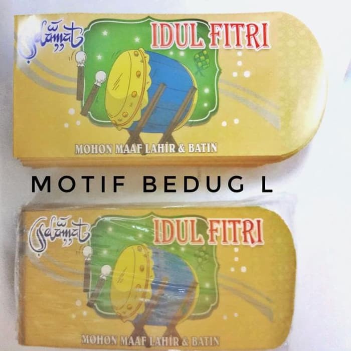 

Grosir 1Pak Ampau Lebaran Amplop Idul Fitri 100 Pcs Ukuran Besar L 8X1