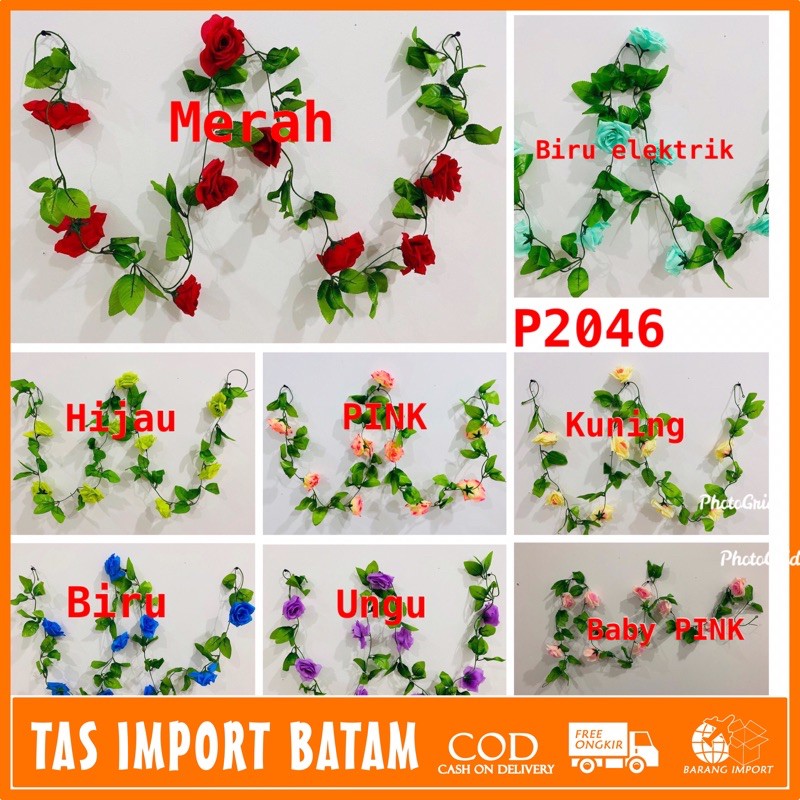 TIB / DOD / P2046. Bunga plastik/bunga  dekorasi