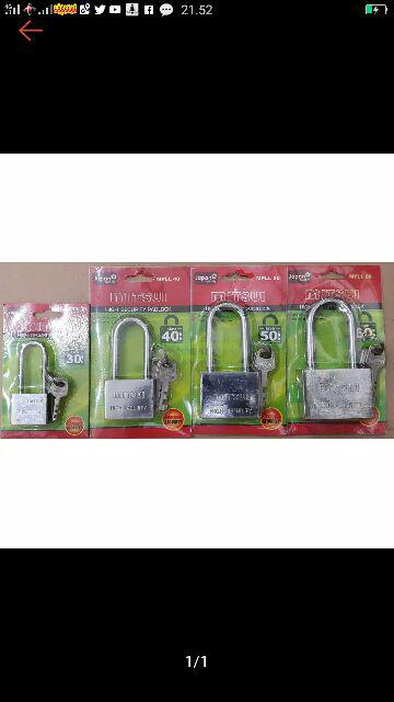 Gembok 30mm Leher Panjang Stainless