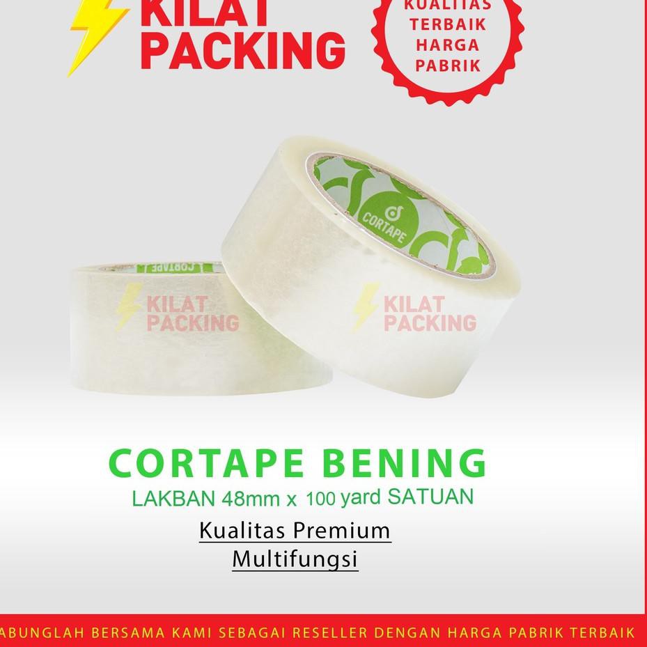 

FLASH SALE Lakban cortape 48MM x 100 yard satuan murah