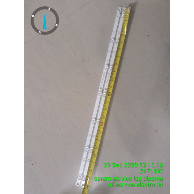 lampu backlight universal 3v 7kancing harga per 1pcs