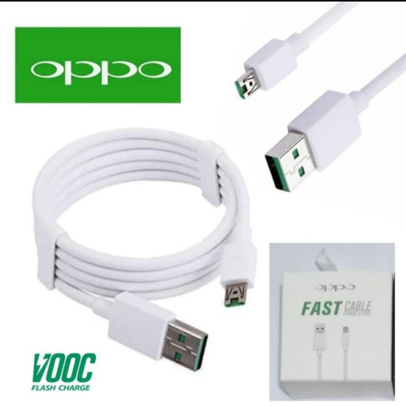 KABEL DATA OPPO VOOC MICRO V8 KABEL CAS CABLE CHARGER ORIGINAL