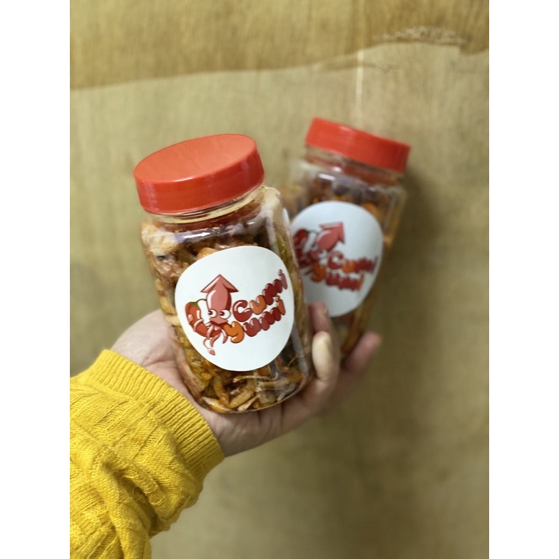 

Sambal Cumi Pete Pentol Bakso Spesial CumiYumi Pedas Enak 325gr