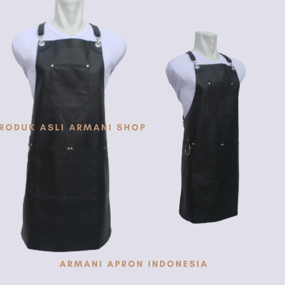 Jual Produk Mer Celemek Kulit Apron Kulit Celemek Barista Apron Barista Celemek Masak Apron