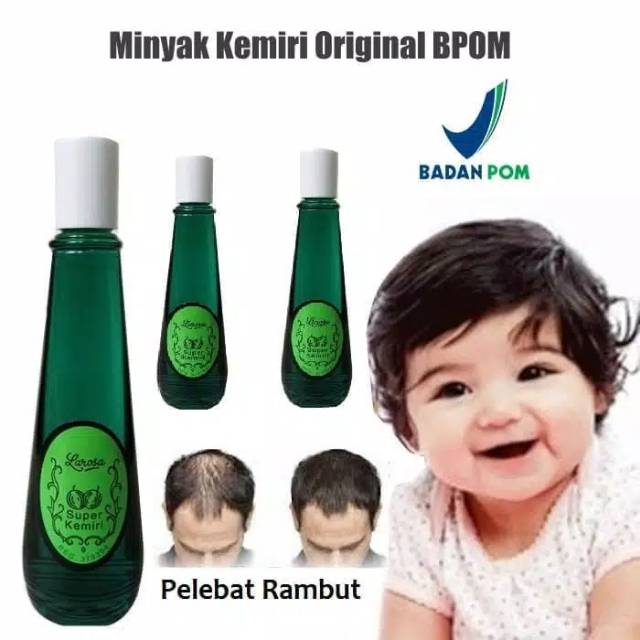 Minyak kemiri (Pelebat rambut)