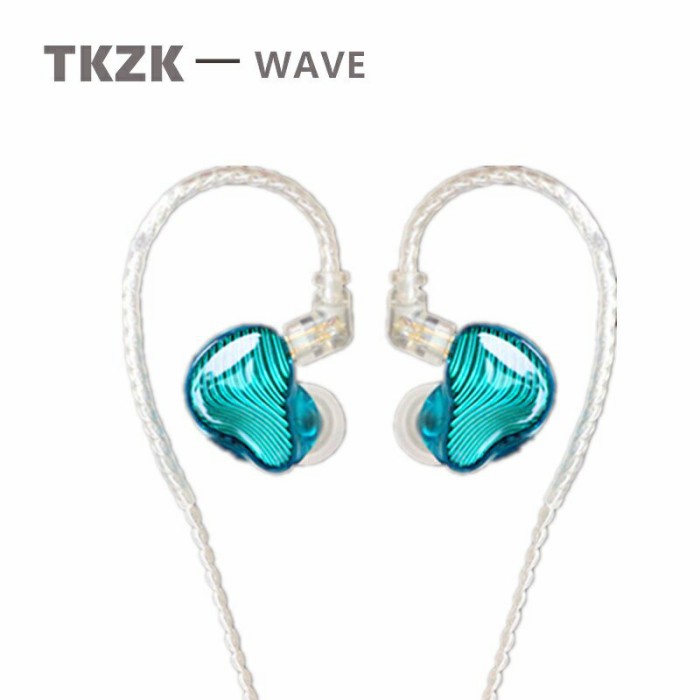 TIN HIFI TKZK WAVE 1DD+1BA Hybrid Driver Units HIFI In Ear Earphone