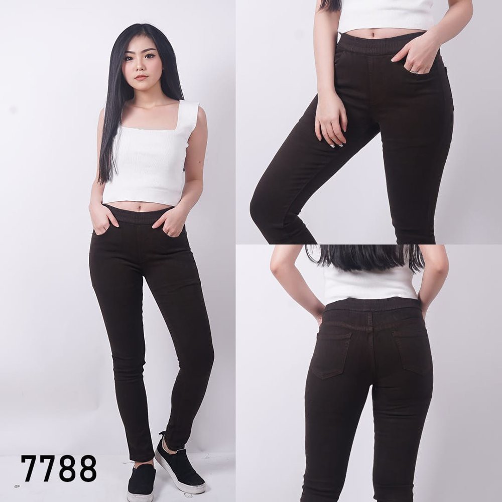 Celana Soft Jeans Cewek Warna C96 Grosir 2