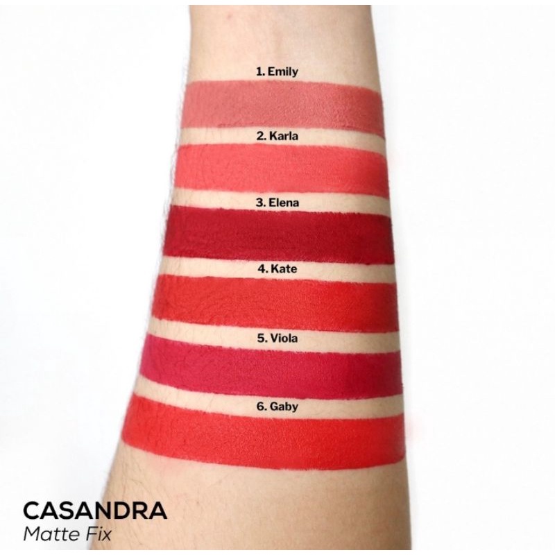 Lipstik Casandra Matte Fix Lipstick