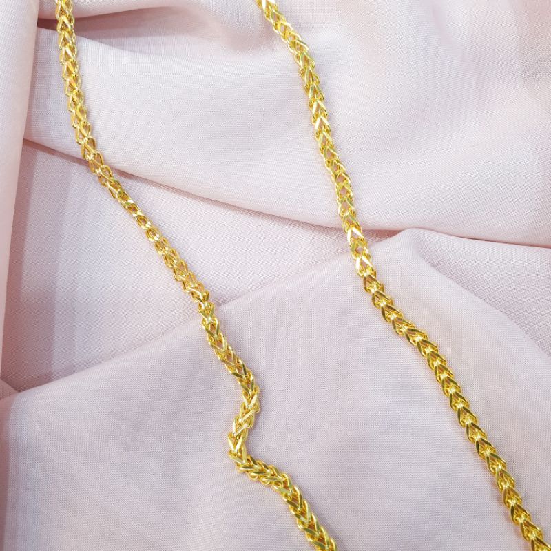 [NEW] Kalung dewasa model victory jumbo emas asli kadar 375 8K