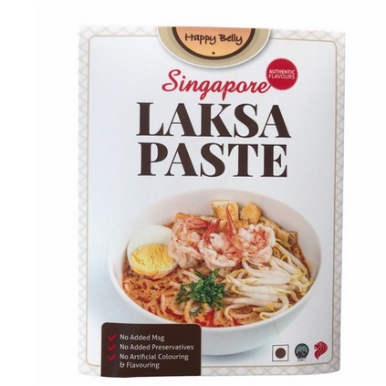 

Happy Belly Singapore Laksa Paste 50gr/ Bumbu Instan Laksa Singapore / Import