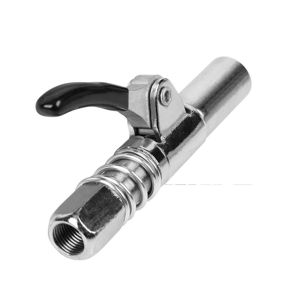 Solighter Grease Gun Coupler Tekanan Tinggi NPTI/8Lube Aksesoris Fuel Injection Nozzle