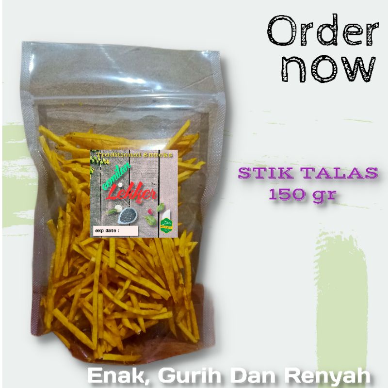 

CEMILAN SNACK STIK TALAS KUNING 150 GR