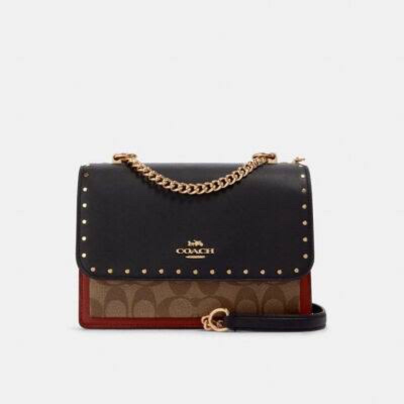 Coach 90400 Klare Crossbody Signature Snake Khaki Multi