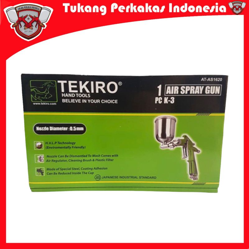 TEKIRO SPRAY GUN K3 SEMPROTAN CAT K3 KOMPRESOR TABUNG ATAS AIR BRUSH