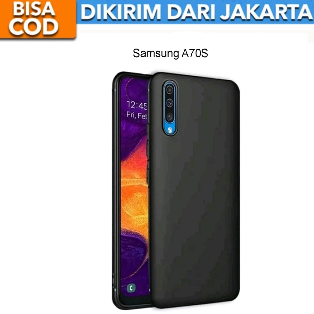 SoftCase Black Matte for Samsung Galaxy A70S