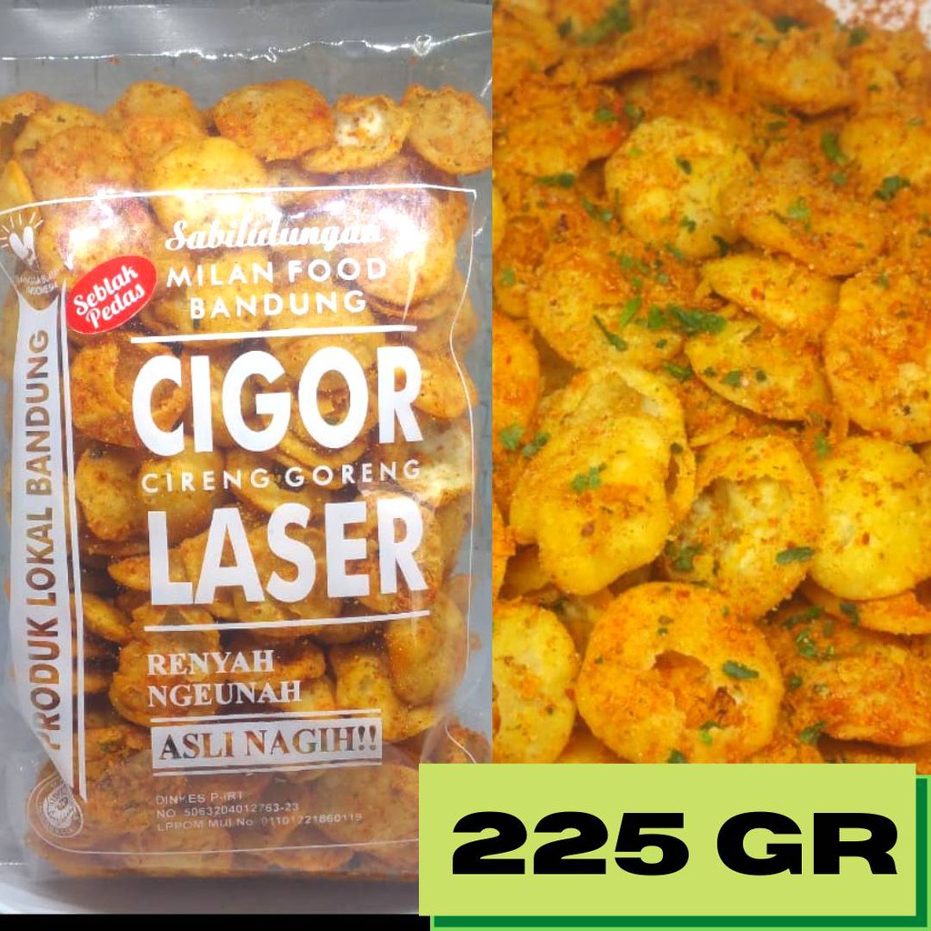 

Milan Food Bandung - Cigor Laser Jumbo 225 gr