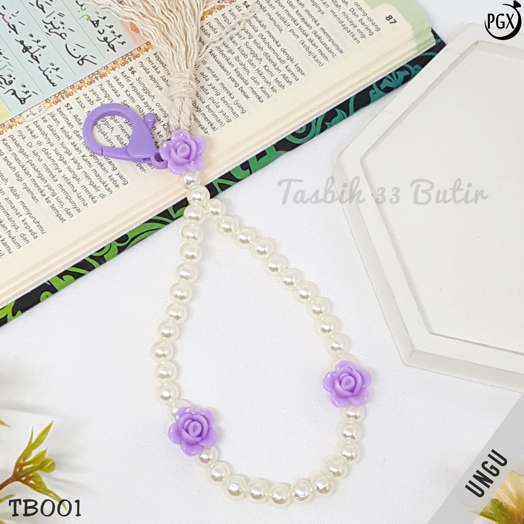 PGX Tasbih Gantungan Kunci 2in1 Isi 33 Butir Fashion Muslim TB001