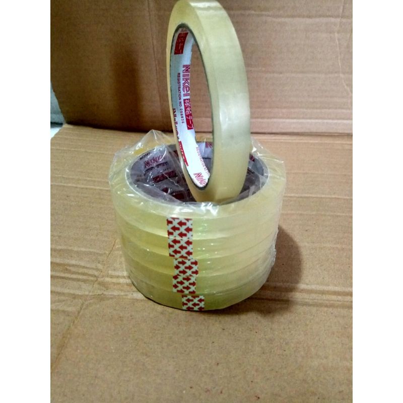 

Lakban Isolasi 1 cm Solasi Solatip Bening