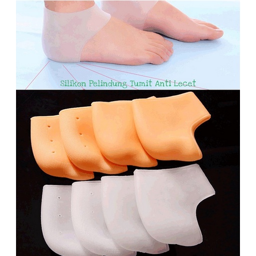 PK008 Silikon Pelindung Tumit Anti Lecet Kaus Kaki Lembut / Soft Heels