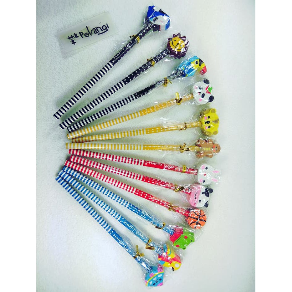 

Pinsil Penghapus Lucu Seri 2 isi 12 pcs Limited
